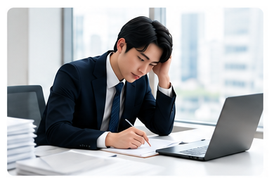導入前の営業担当者