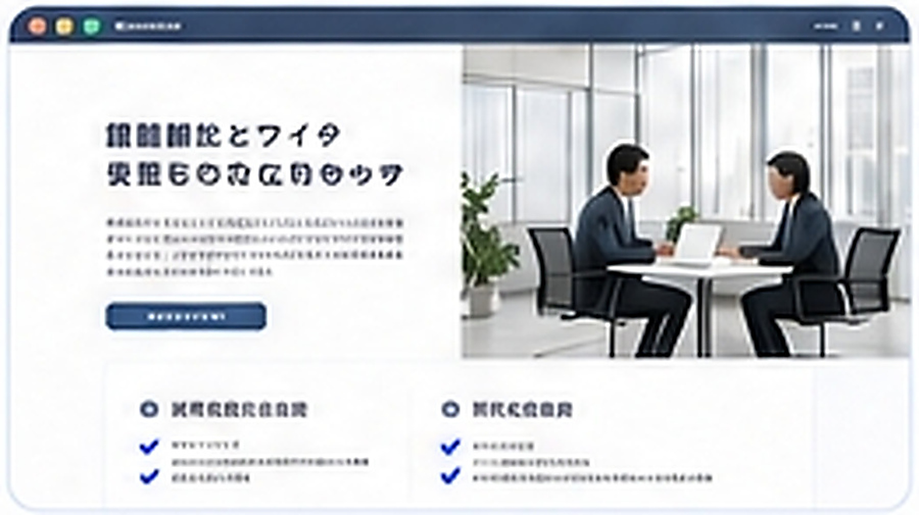 専用ランディングページのイメージ