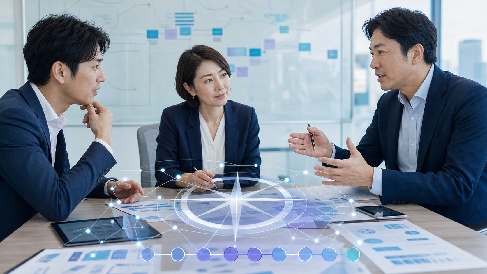 AI戦略設計のイメージ